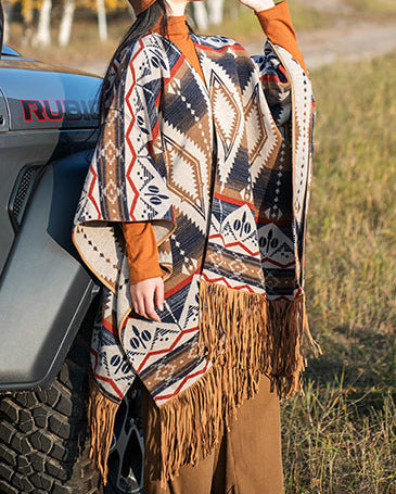 Tassel Cape Shawl