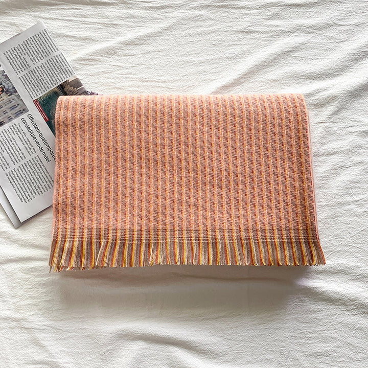 H&F Cashmere Tassel Shawl c