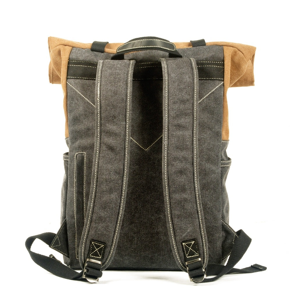 H&F Retro Canvas Backpack c