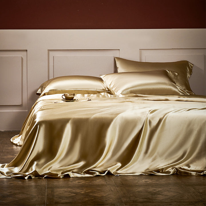 25-Pound Mulberry Silk Four-Piece Bedding Set
