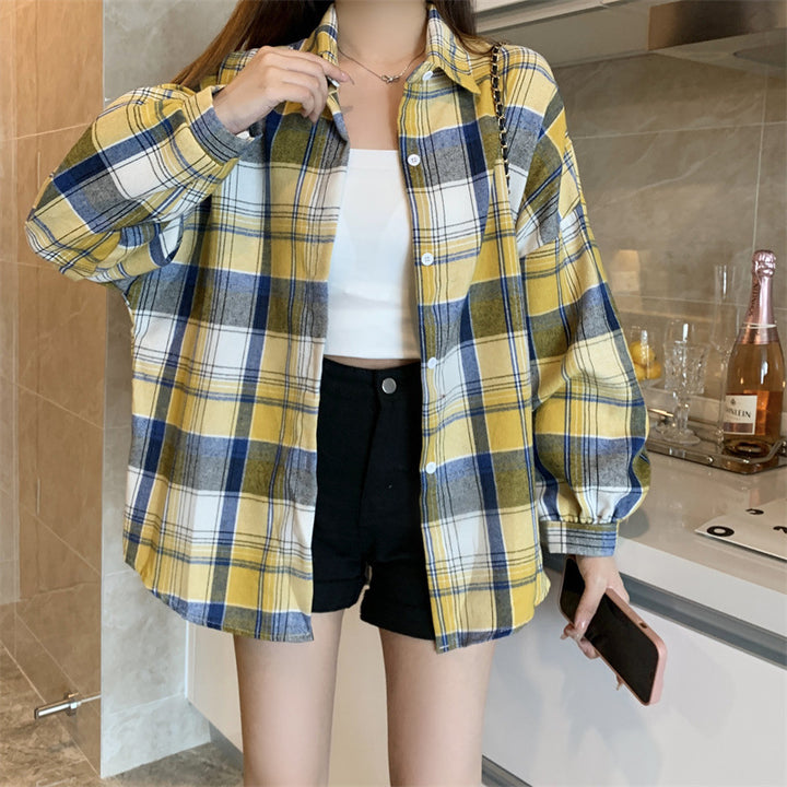 H&F Retro Plaid Shirt c