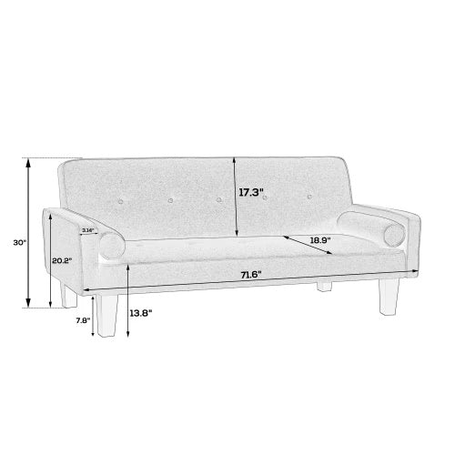 H&F Tufted Love Sofa c
