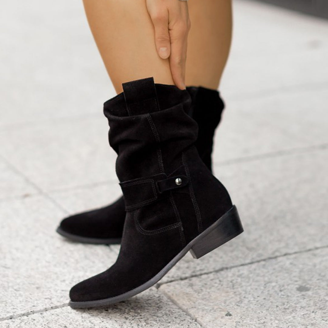 H&F Large Metal Round Boots c