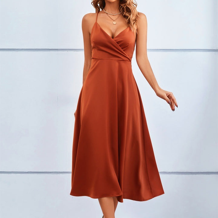 H&F V-Neck Strap Dress c