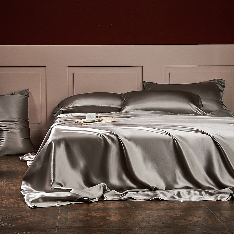 25-Pound Mulberry Silk Four-Piece Bedding Set