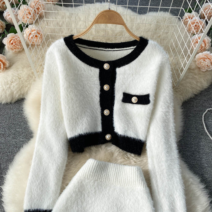 H&F Cardigan Sweater Skirt c