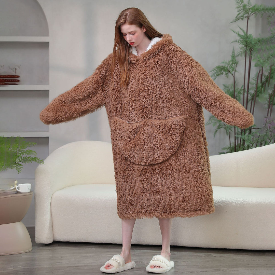 H&F Plush Hooded Pajamas c