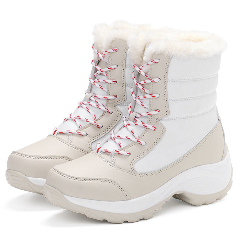 H&F Plush Ankle Snow Boots c