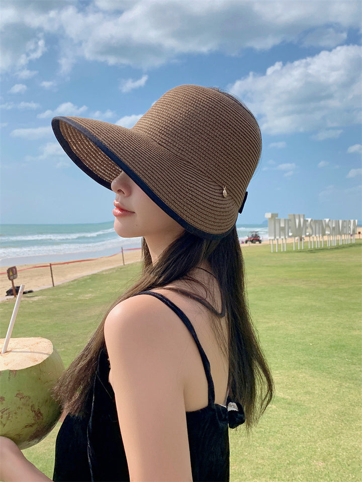 H&F Sunproof Straw Visor c