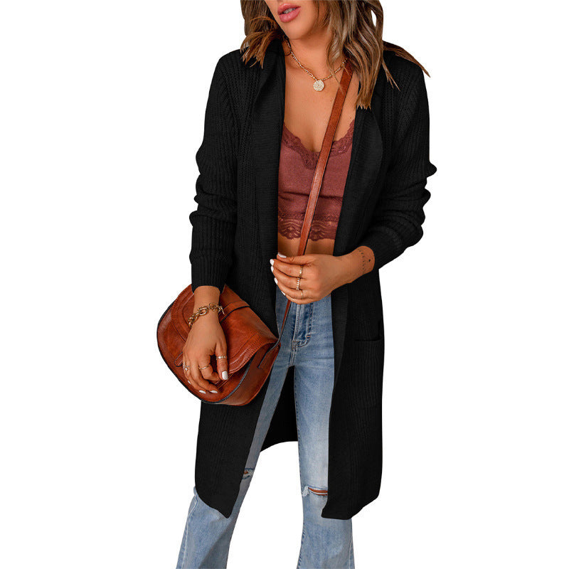 H&F Knitted Hoodie Cardigan c