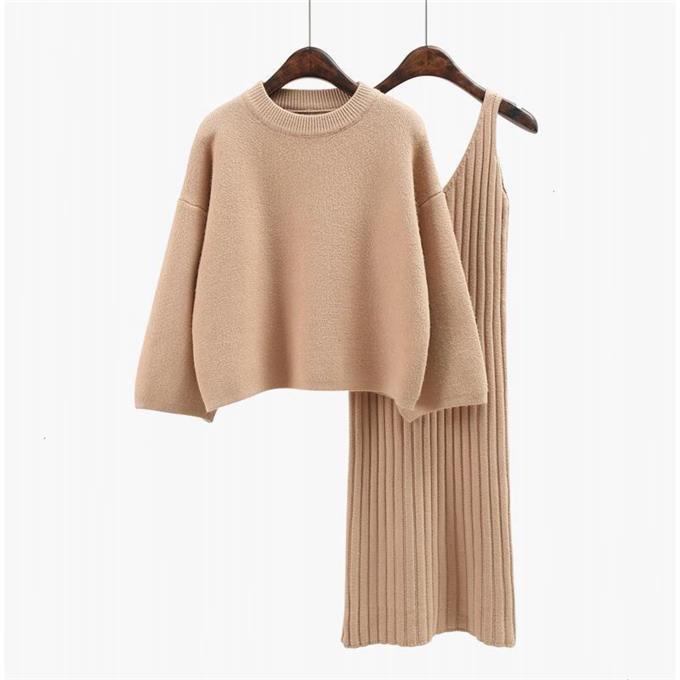 H&F Knitted Sweater Skirt c
