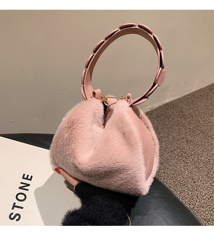 H&F Furry Small Crossbody c