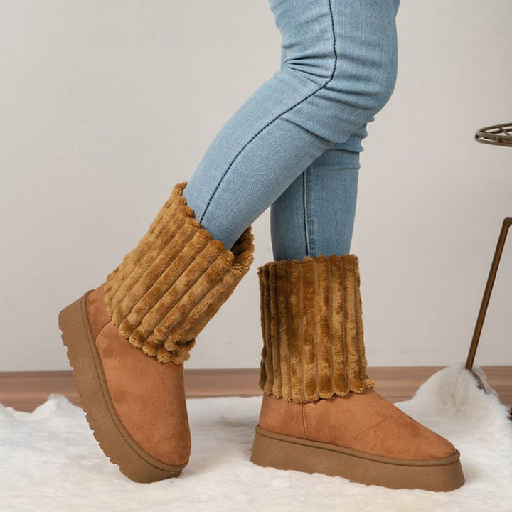 H&F Warm Platform Snow Boots c