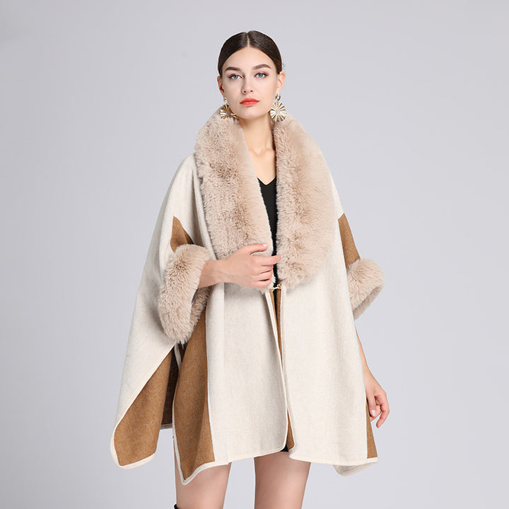 H&F Rabbit Fur Cape c