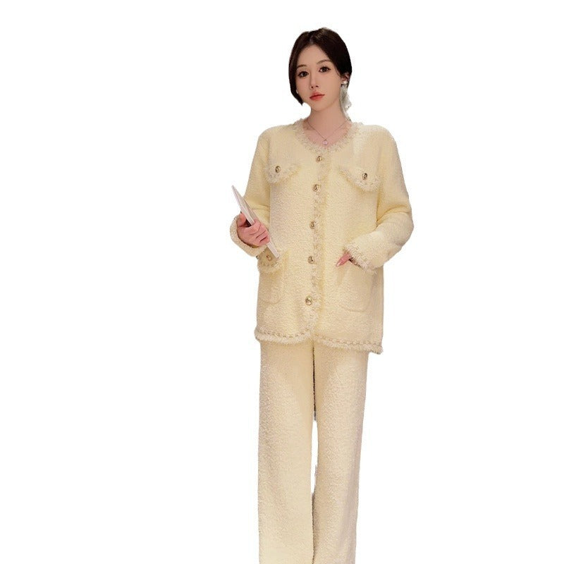 H&F French Velvet Pajamas c