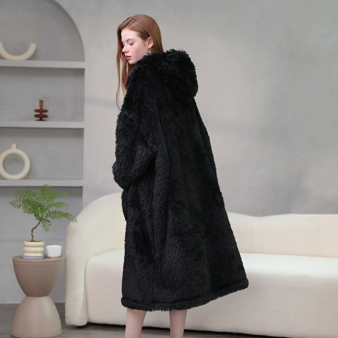 H&F Plush Hooded Pajamas c