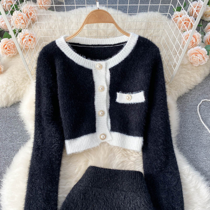 H&F Cardigan Sweater Skirt c
