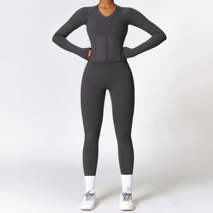 H&F Fleece Yoga Suit c