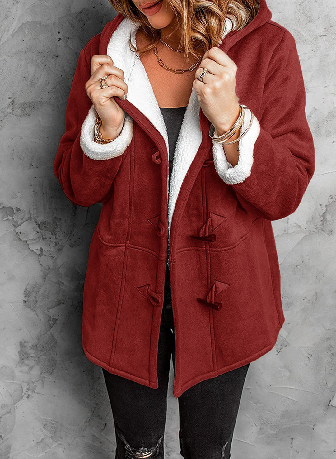 H&F Mid-Length Windbreaker Coat c