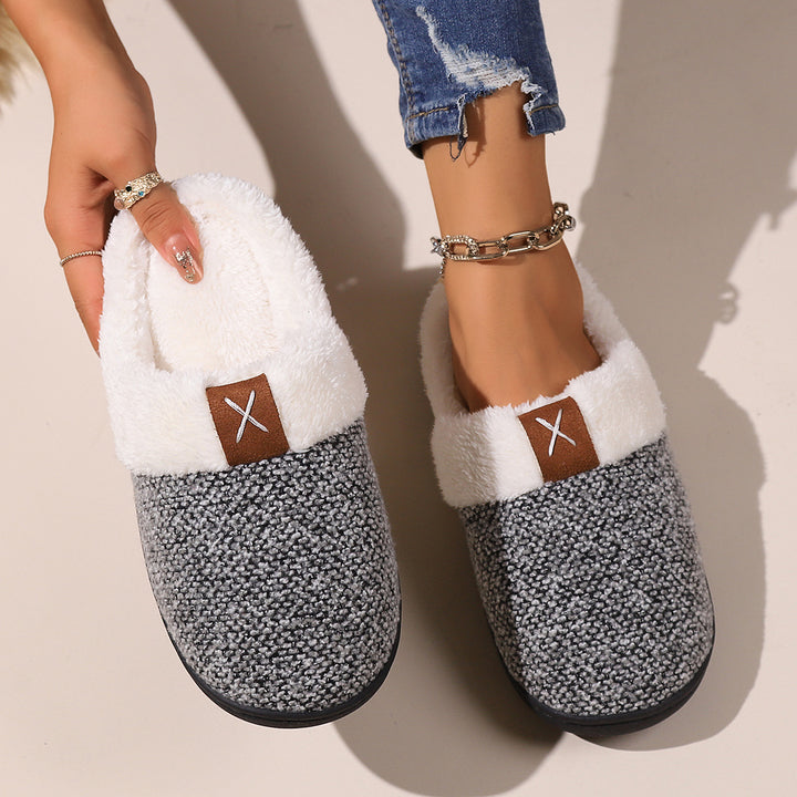 H&F Thick Plush Slippers c