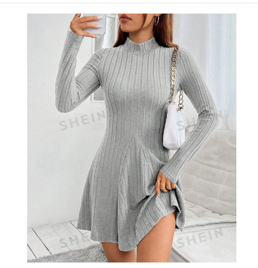 H&F Stripe Fleece Dress c