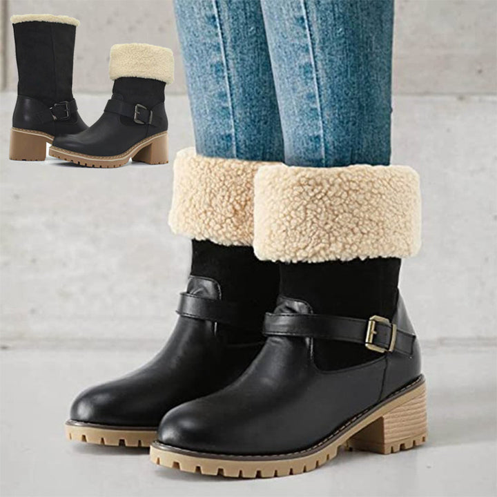 H&F Buckle Chunky Boots c