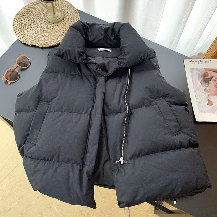 H&F Stand Collar Vest c