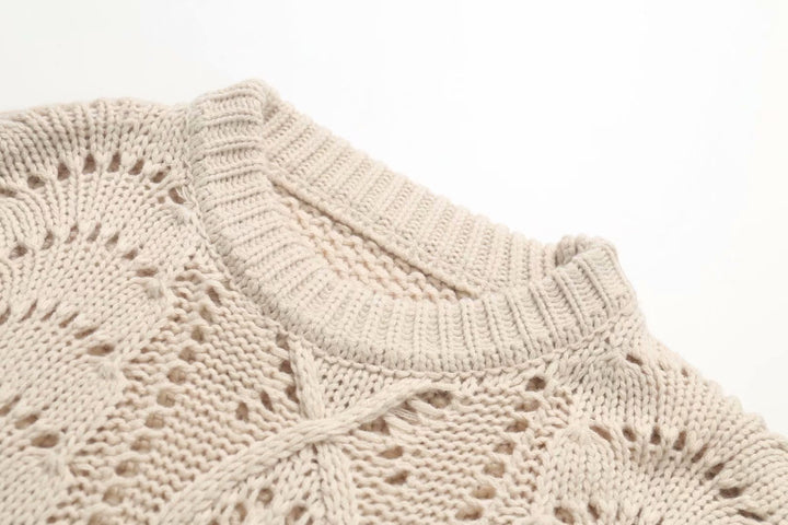 H&F Hollow Twist Sweater c