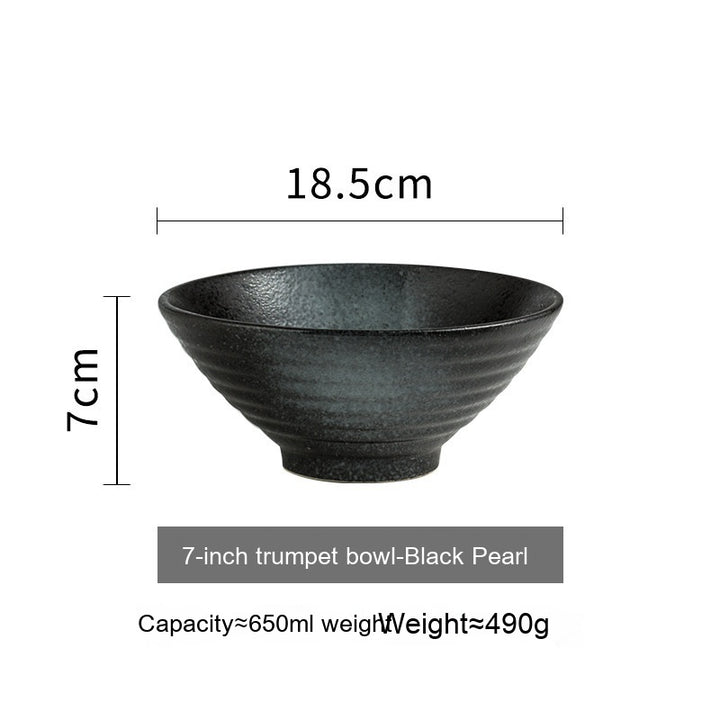 Spice-Dusted Ramen Ceramic Bowl