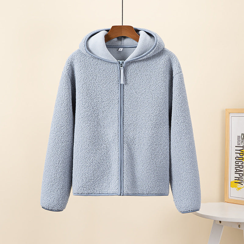 H&F Faux Cashmere Hoodie c