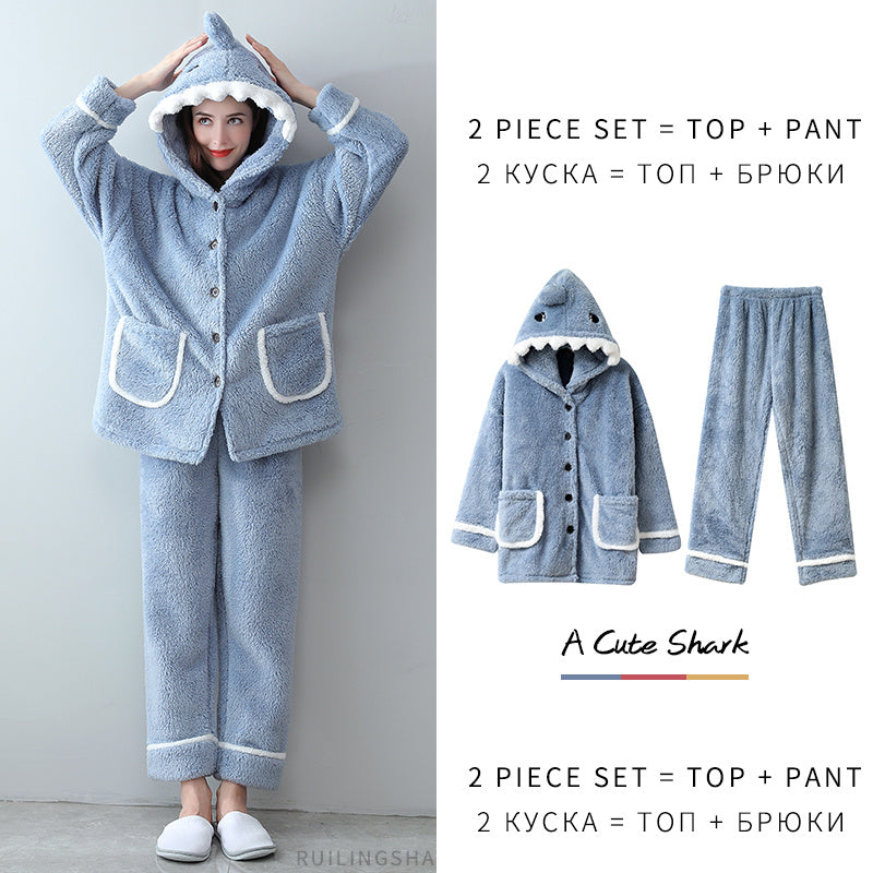 H&F Shark Coral Pajamas c