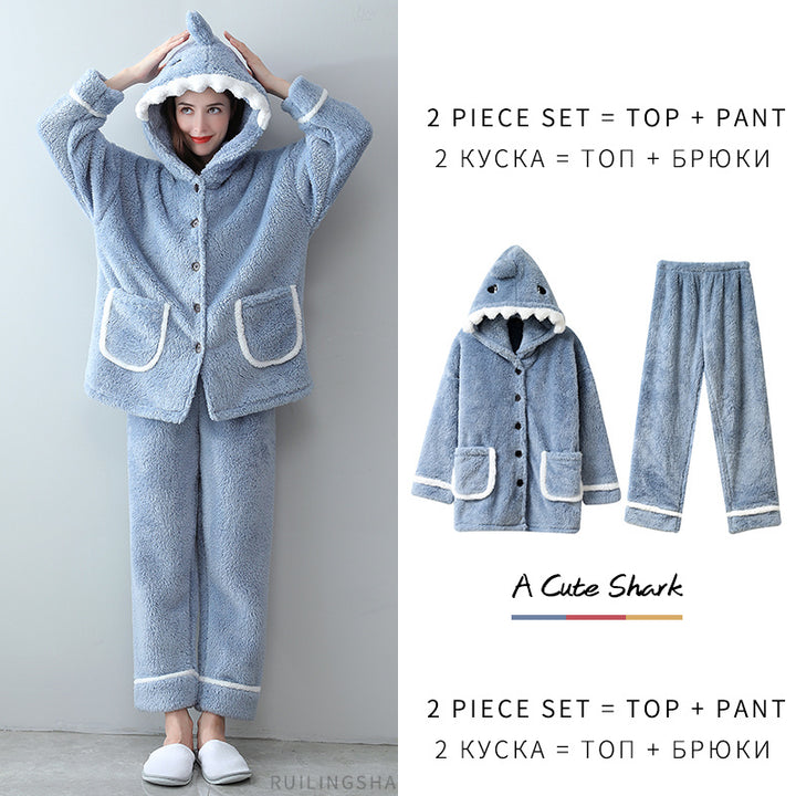 H&F Shark Coral Pajamas c