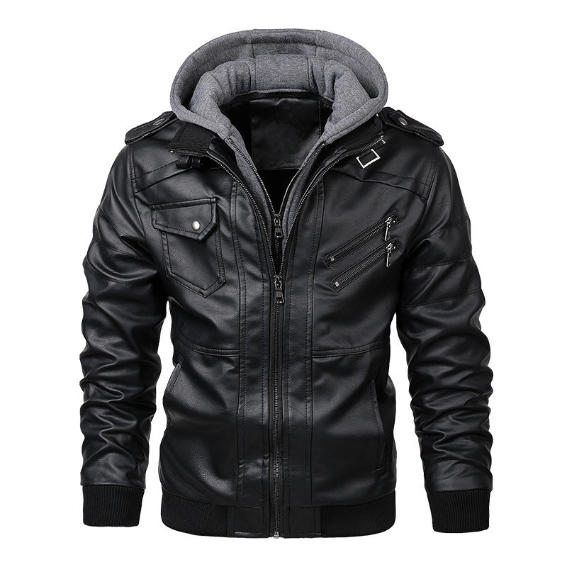 H&F Motorcycle Hooded Coat c