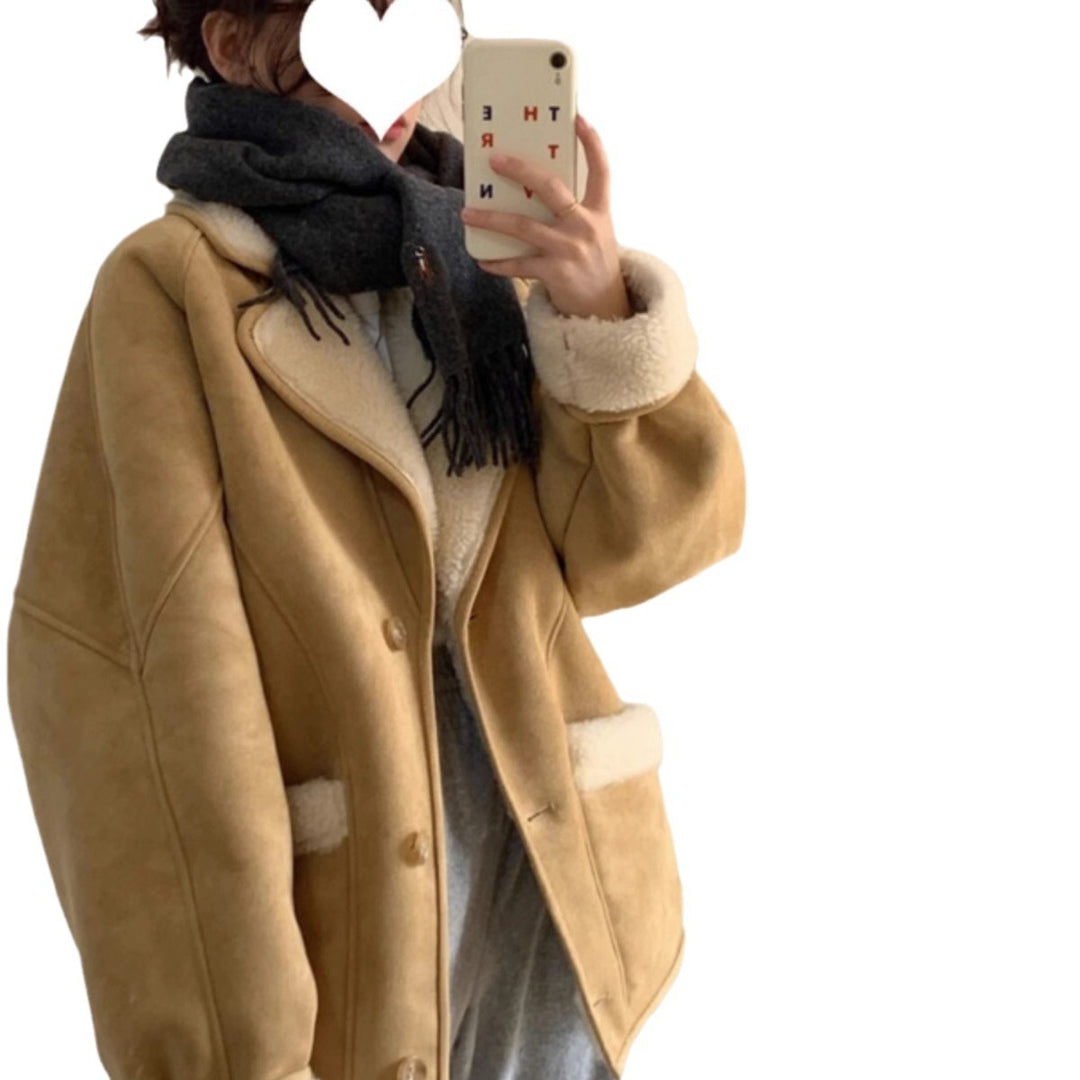 H&F Suede Short Coat c