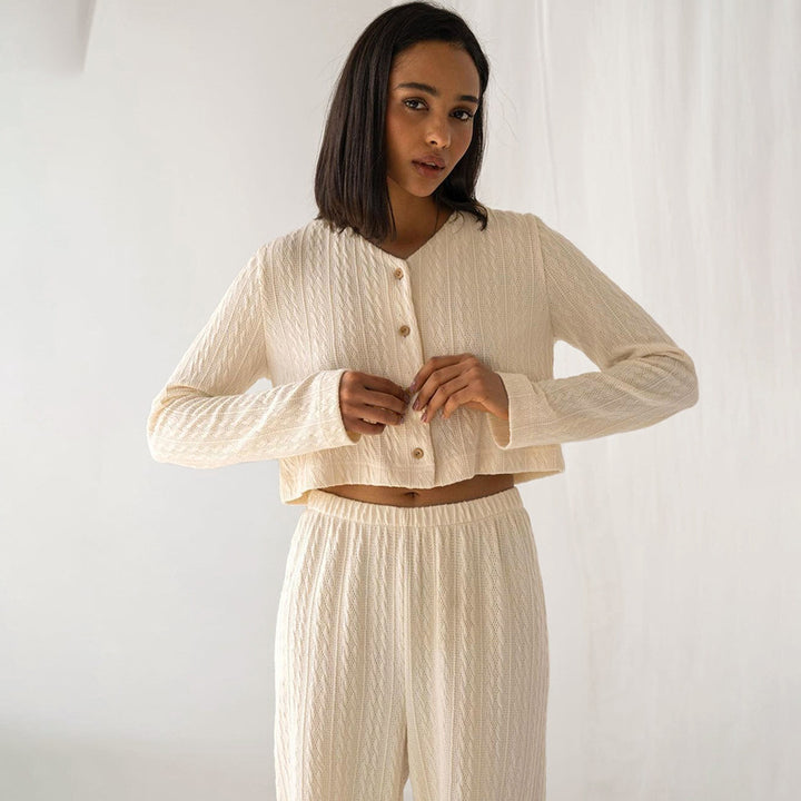 H&F Knit Pajama Set c