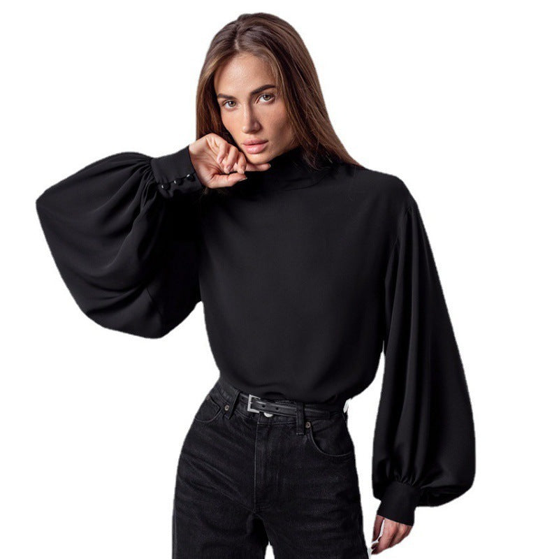 Long Sleeve French Blouse