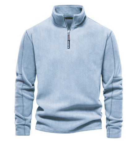 H&F Stand-collar Fleece Zip c