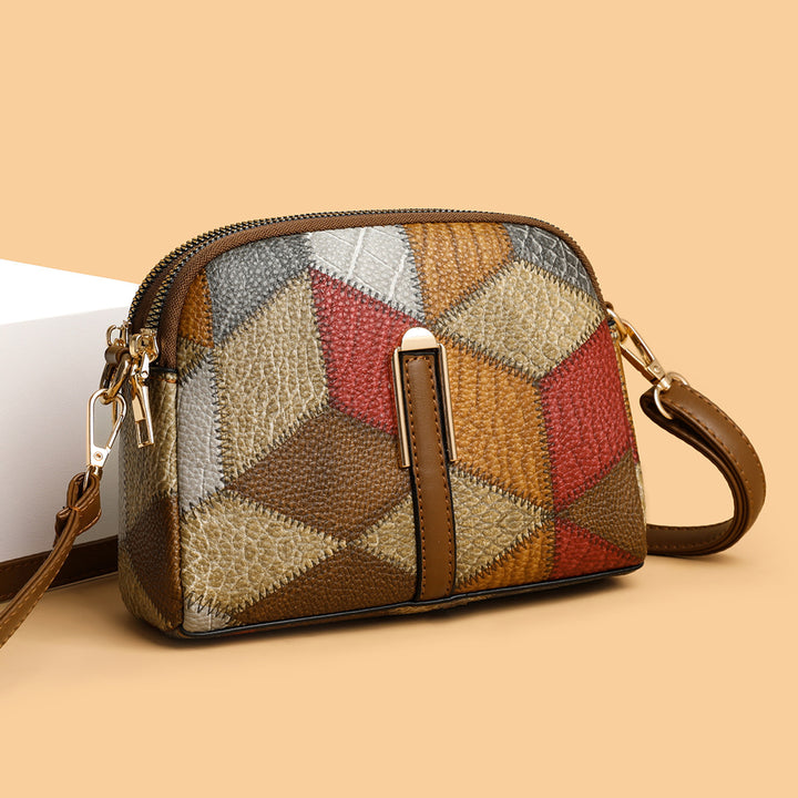 H&F Double-Zipper Crossbody c
