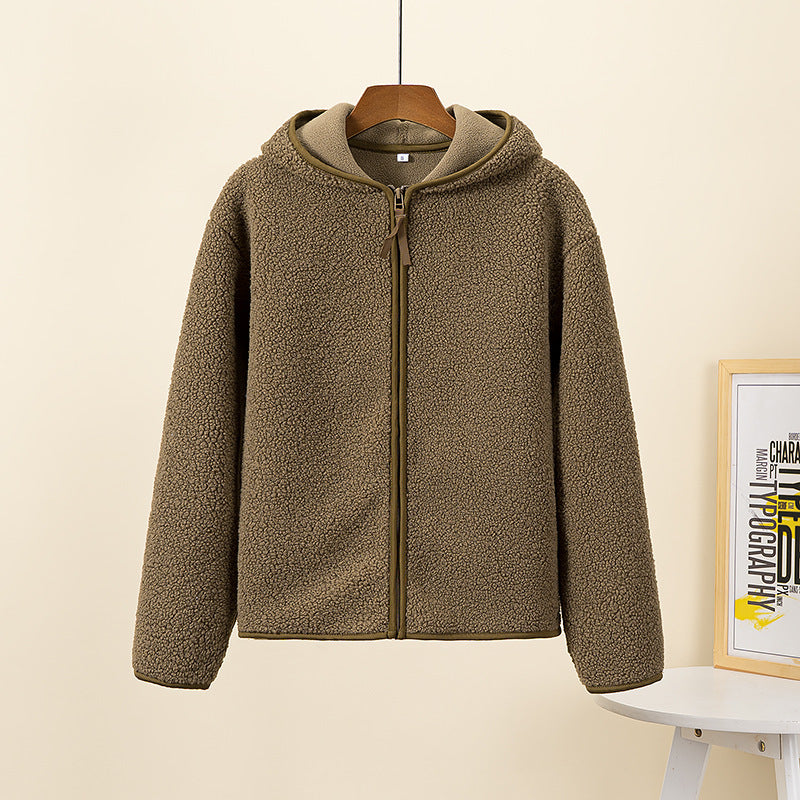 H&F Faux Cashmere Hoodie c