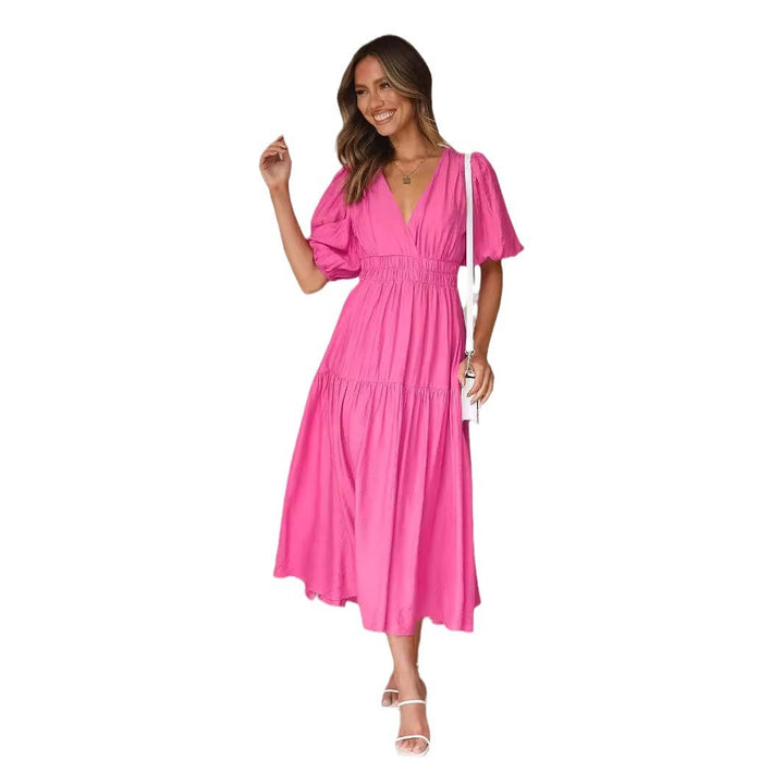 H&F Puff Sleeve Dress c