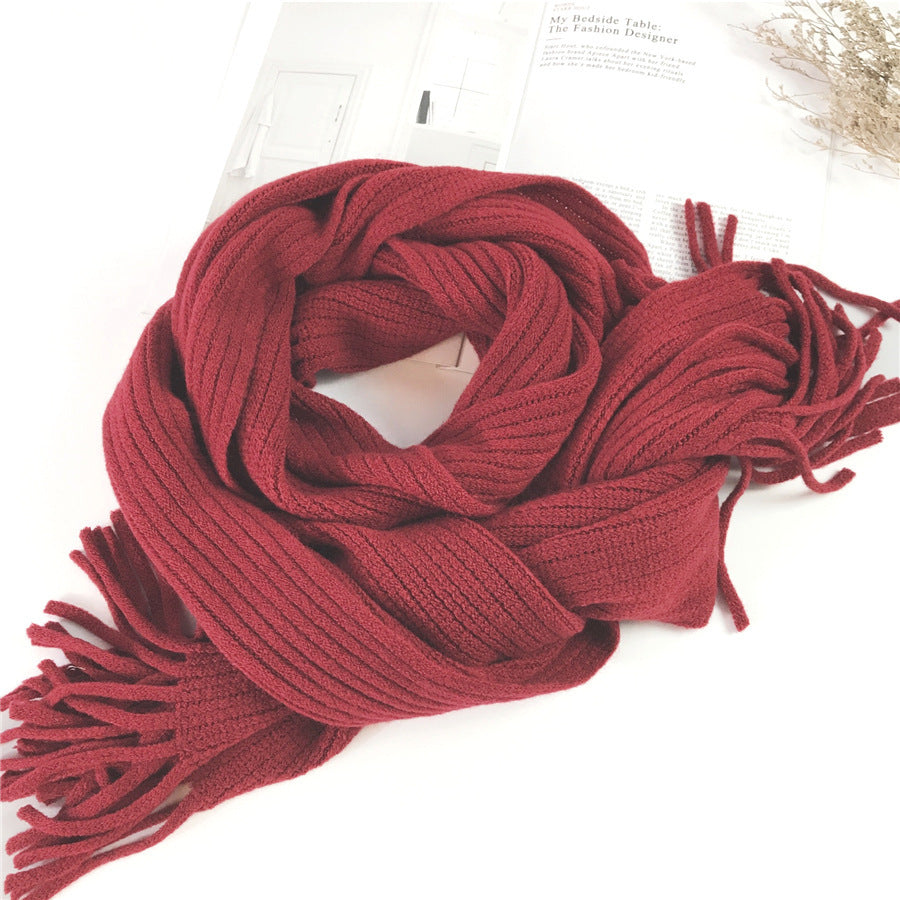 H&F Tassel Wool Scarf c