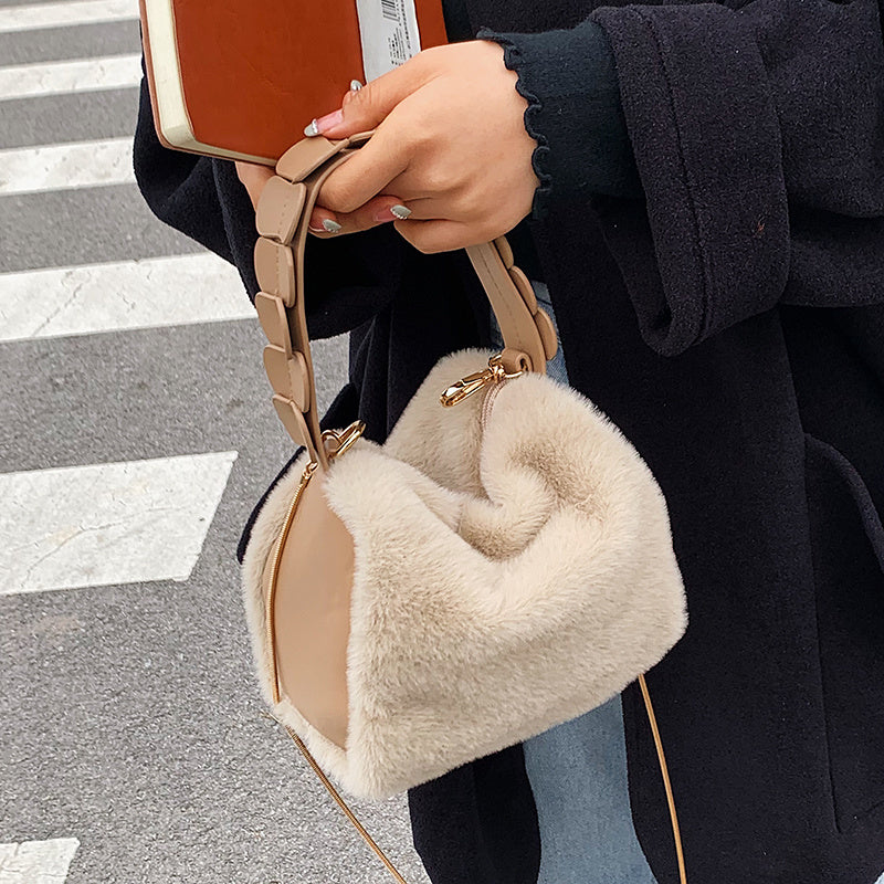 H&F Furry Small Crossbody c