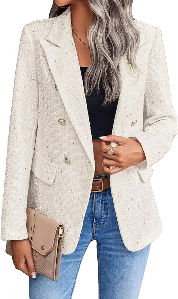 H&F Tweed Pocket Blazer c