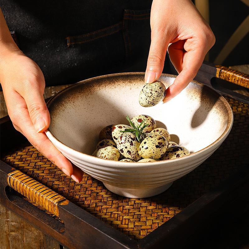 Spice-Dusted Ramen Ceramic Bowl