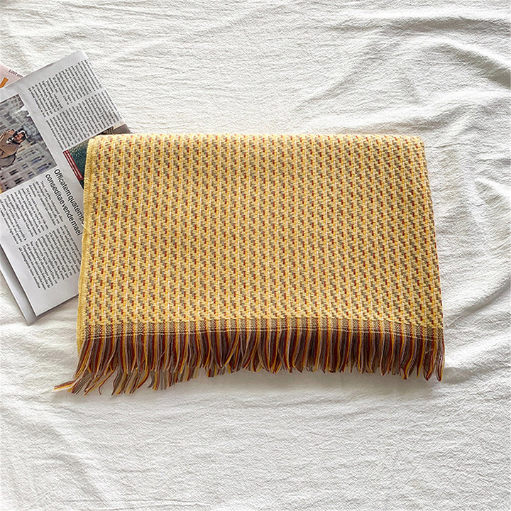 H&F Cashmere Tassel Shawl c