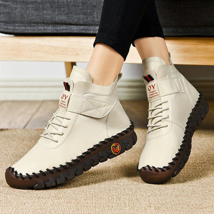 H&F Lace Plush Ankle Boots c