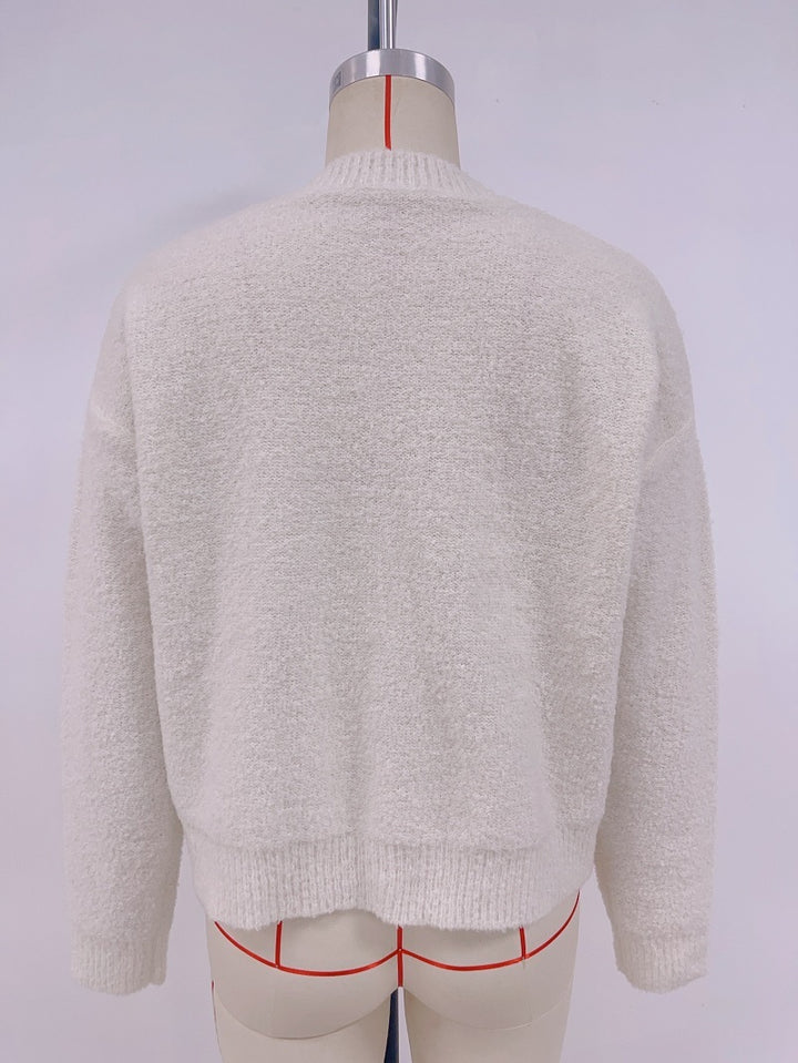 H&F Round Neck Button c