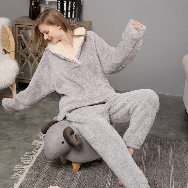 H&F Coral Fleece Pajamas c