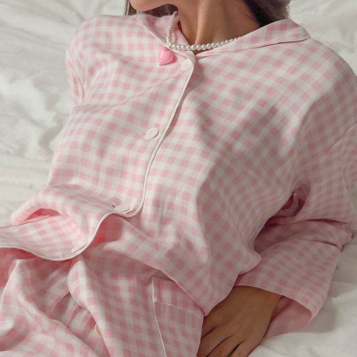 H&F Feather Pink Pajamas c