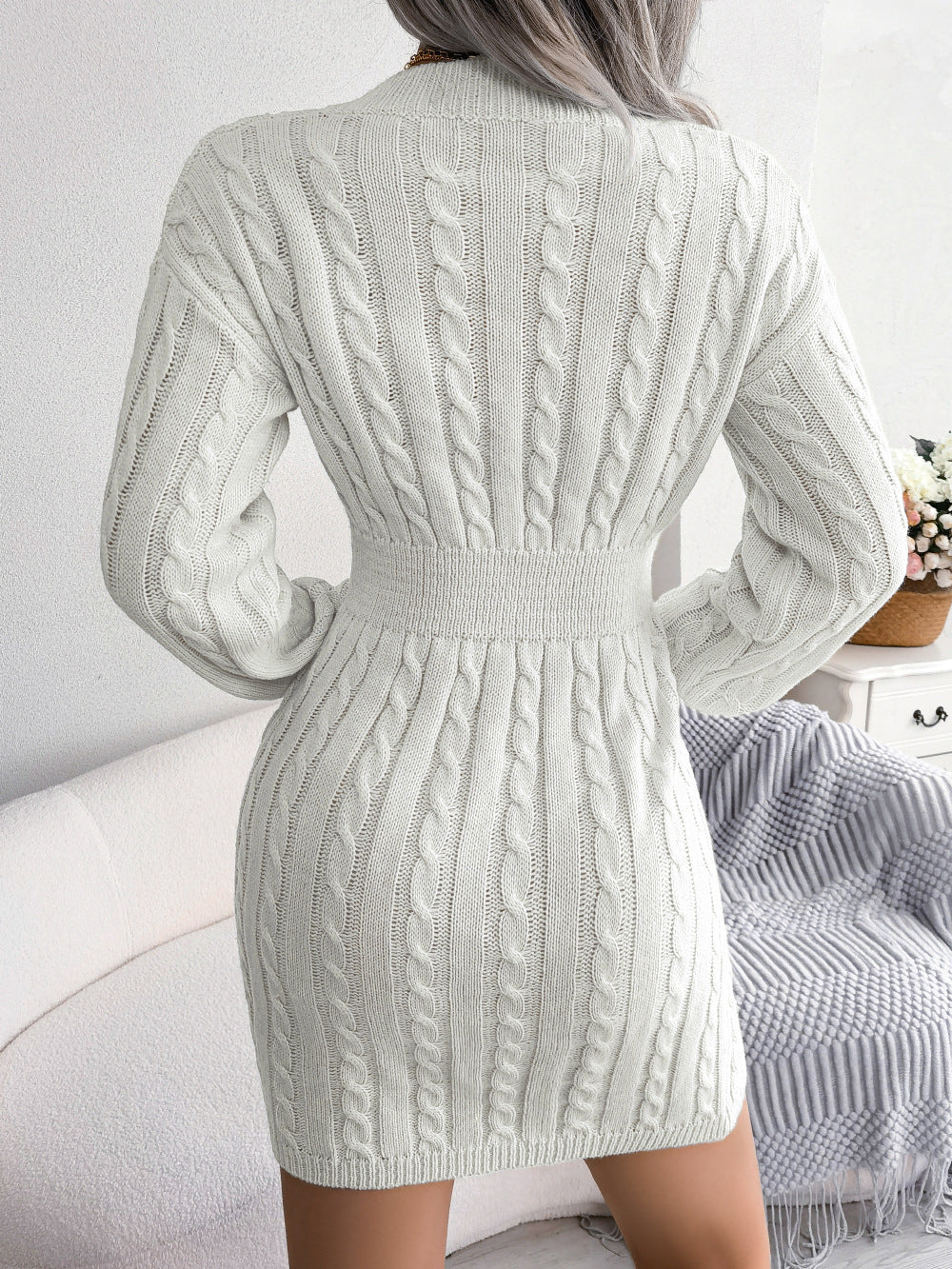 H&F Stylish Sweater Dress c